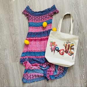 Midi Length Boho Dress